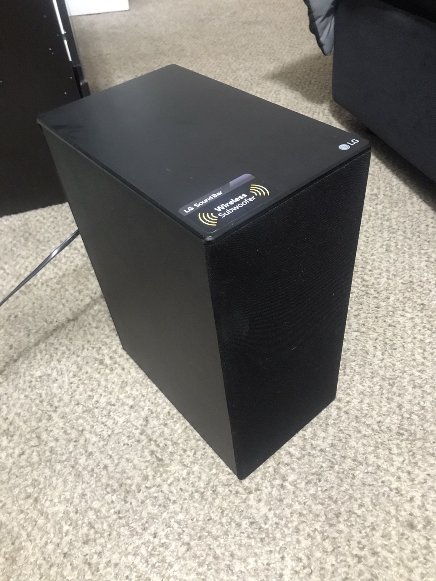NEW LG WIRELESS ACTIVE SUBWOOFER, MODEL SPN5BW for Sale in Commerce
