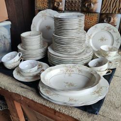 LARGE SET OF ANTIQUE CHINA - THEODORE HAVILAND 