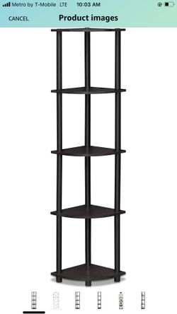 Turn-N-Tube 5 Tier Corner Display Rack 