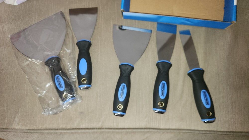 Stainless Steel Drywall Mudding Scrapper Set