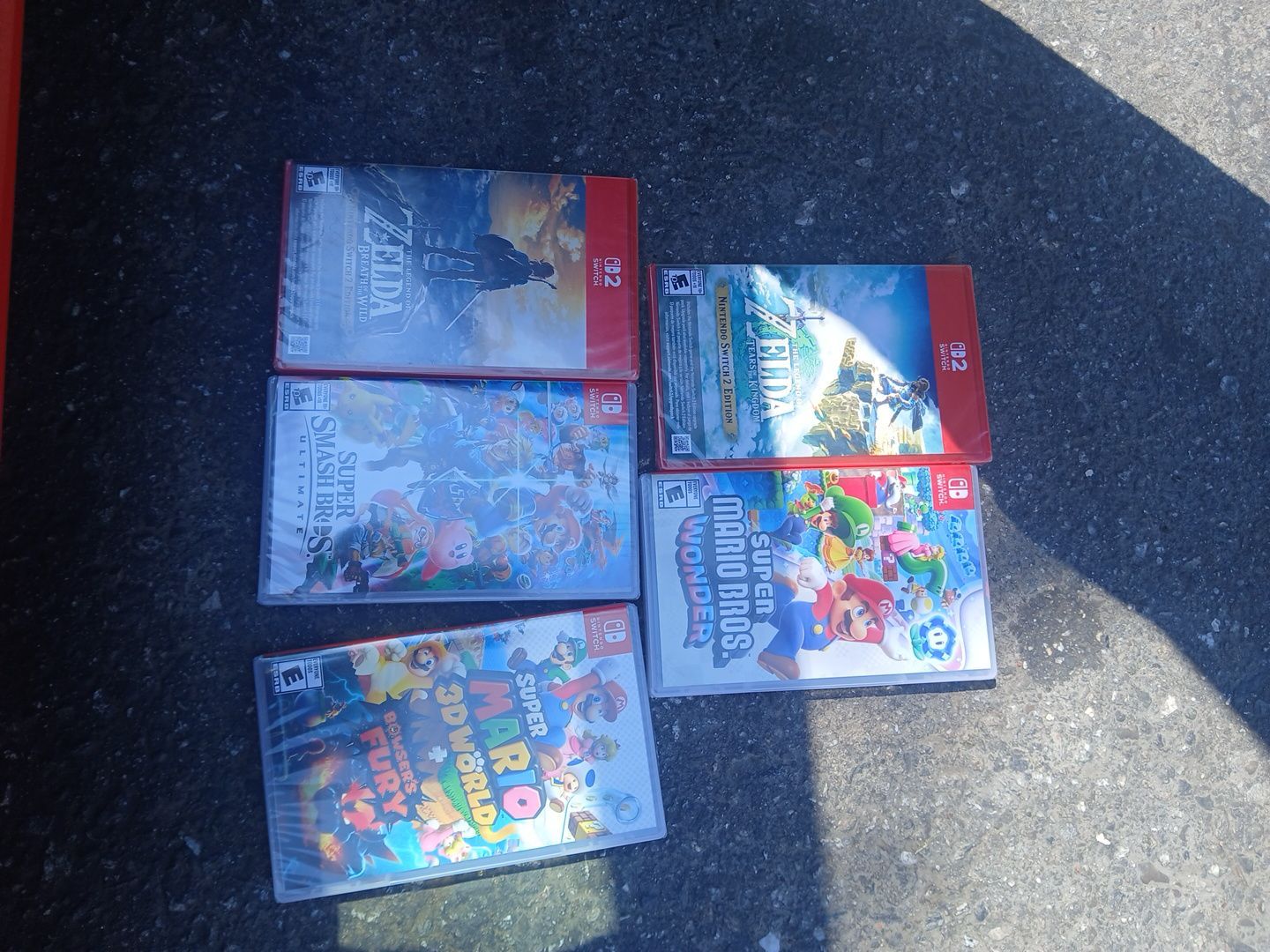 Switch 1 and 2 games