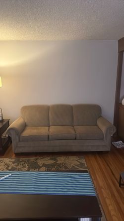 LaZBoy couch sofa with ottoman