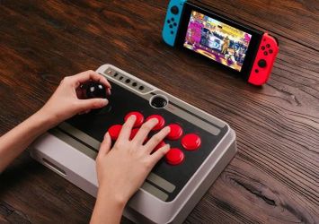 8BitDo NES30 ARCADE STICK For Switch, Bluetooth, Mac & Windows