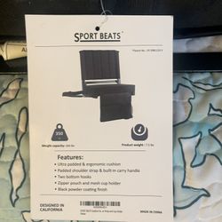 Sport Beat Stadium Chair 