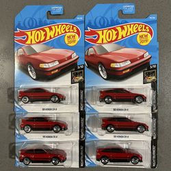 '88 HONDA CR-X $10 EACH HOTWHEELS