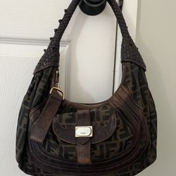  Fendi Zucca Spy Bag Hobo 