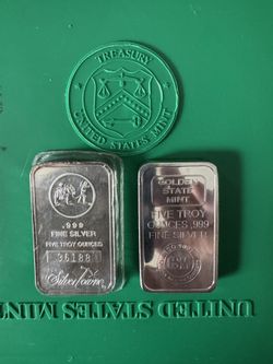 5oz Silver Bars 