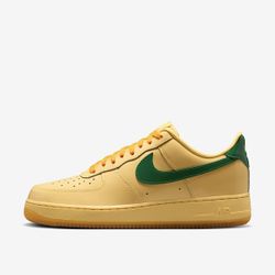 Nike Air Force 1 Low Patent Leather Topaz Gold size 13