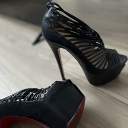 Authentic Christian Louboutin Stiletto Heels Size 8 Used Once No Box Or Bag