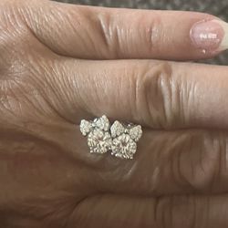 New Moissanite 2.0 Carat Studs