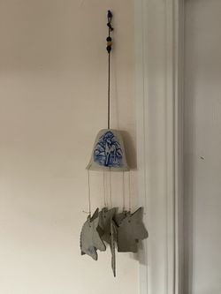 Ceramic Unicorn Wind Chime