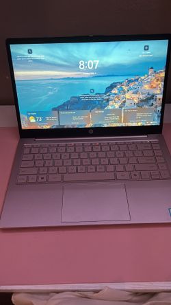 Pink HP Stream 14 inch Win 11 Laptop Intel Processor N150 4GB 128GB eMMC