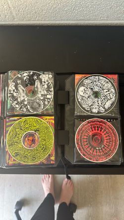 90s CD collection 84 cd in a caseload CD holder
