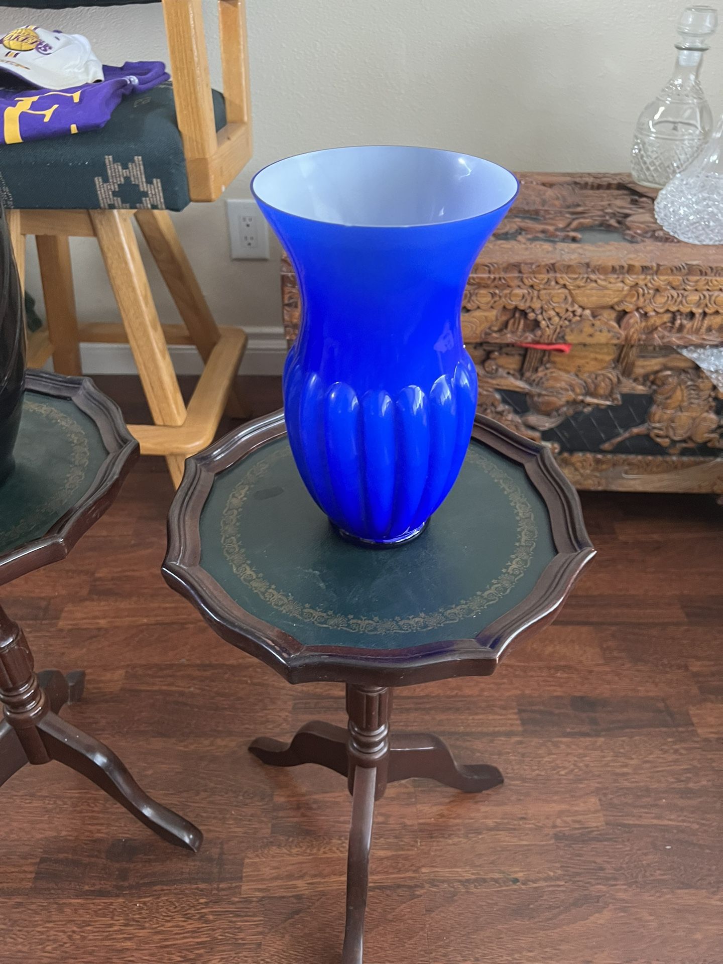 Blue Flower Vase