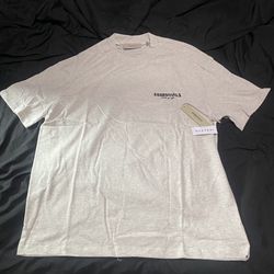 Essentials Fear Of God T- Shirts Light Oatmeal 
