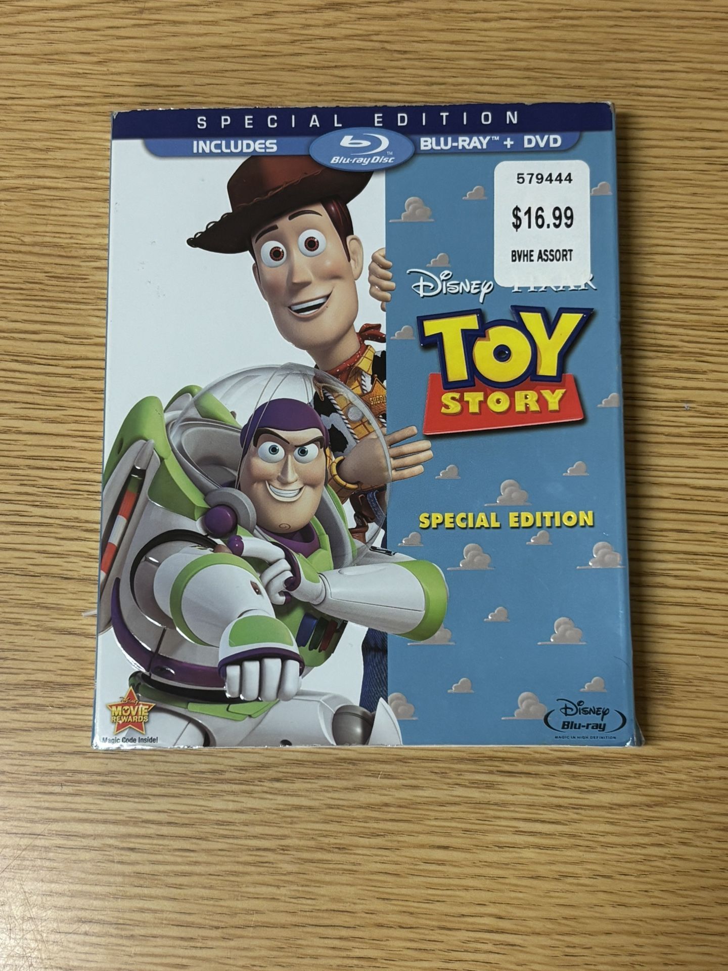 Toy Story 1 DVD + BluRay