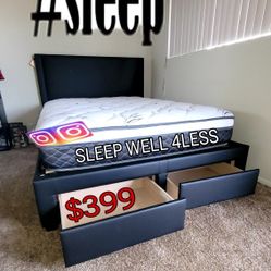 NEW QUEEN BED 
