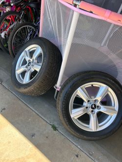 Stock mustang rims