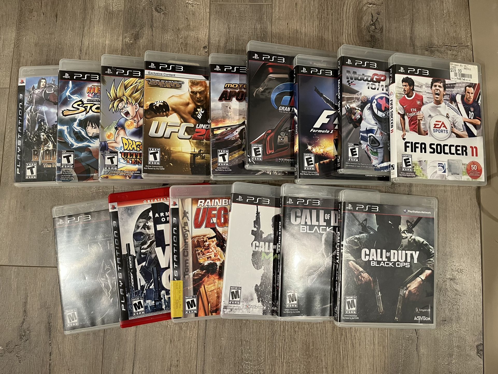 PlayStation 3 (PS3) 15 Games Lot