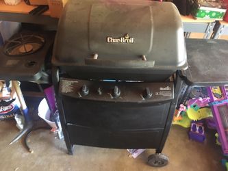 Charbroil propane grill with side burner