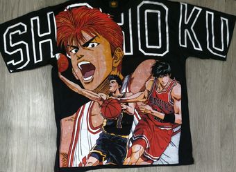 RARE Villains Slam Dunk Shohoku Hanamichi Sakuragi AOP XL