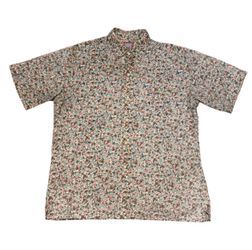 REYN SPOONER MENS VINTAGE COMMEMORATIVE CLASSICS HAWAIIAN FLORAL SHIRT L LARGE
