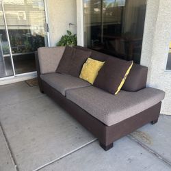Modern Couch - With Hideaway Bed / Comes With Mattress 