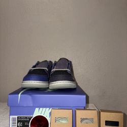 Zion Williamson Voodoo Alternate x Nike Air Jordan Retro Low OG GS Size 6.5Y/8W New 