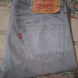 Gray Levi's 501 