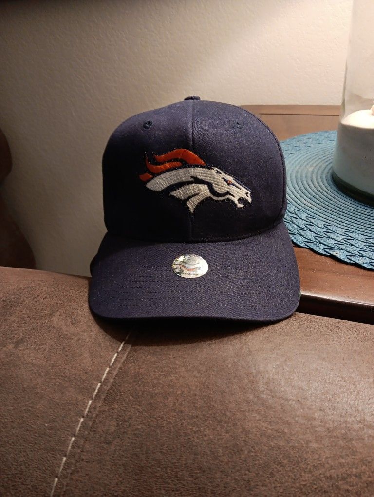 OFFICIAL BRONCOS CAP (Never Worn) Modified With Fiber Optics