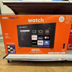 55” Onn Smart 4K Led Uhd Tv 