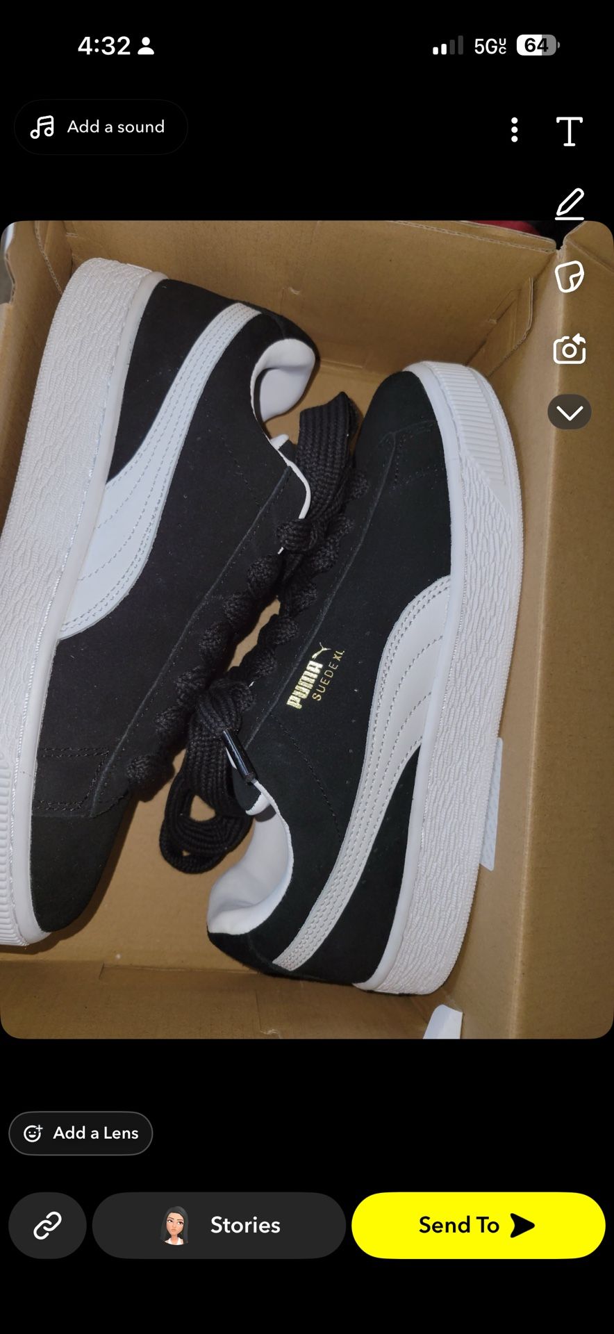 Suede Pumas xl