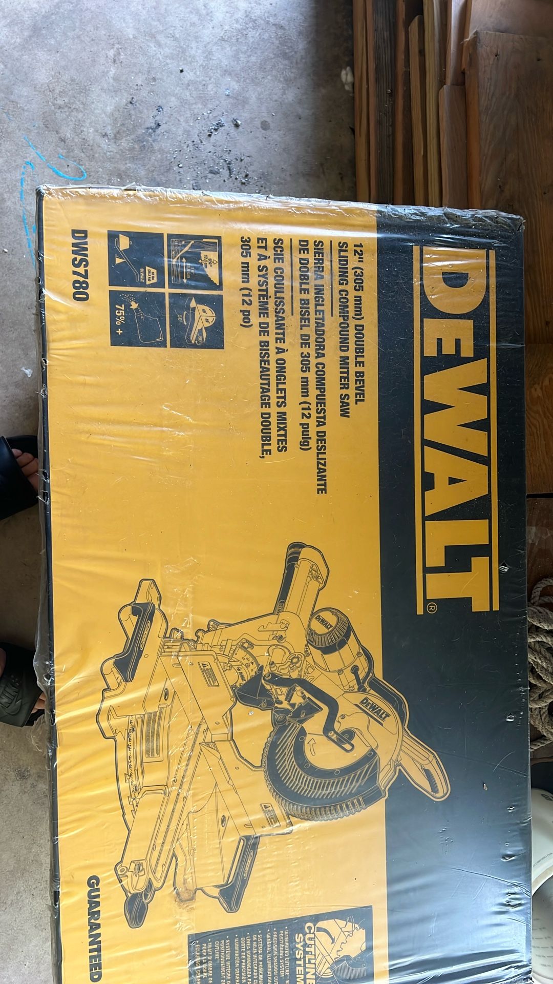 Double Bevel Miter Saw 12” Still In Box Comes With Stand