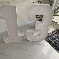 Light Up Numbers 13 
