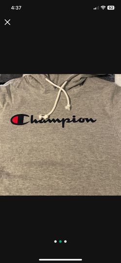NEW MENS CHAMPION SIZE SMALL HOODED LONG SLEEVE/ROSEDALE & MOHAWK AREA