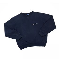 VINTAGE CHAMPION REVERSE WEAVE SWEATSHIRT LARGE L MENS BLUE CREWNECK PULLOVER