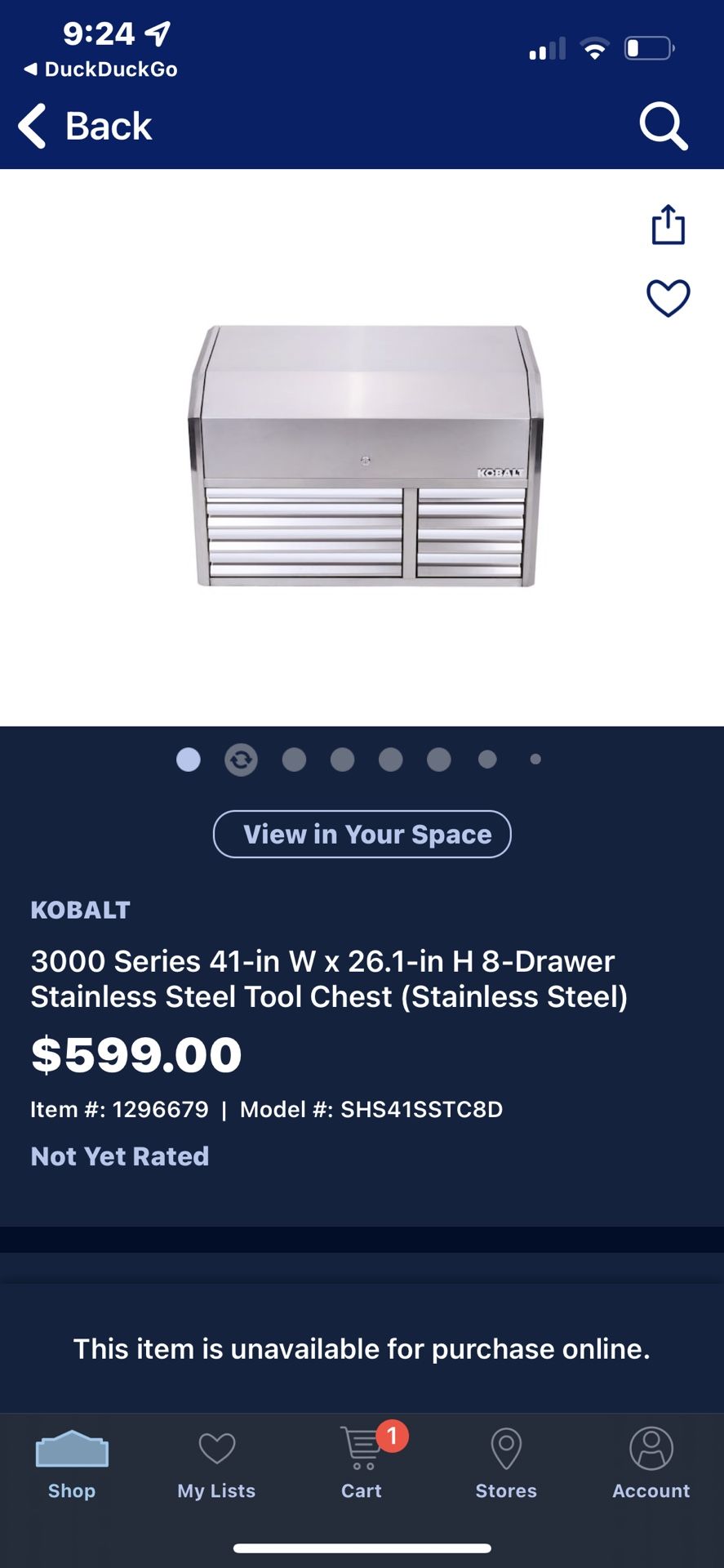 Kobalt 1296679 sale
