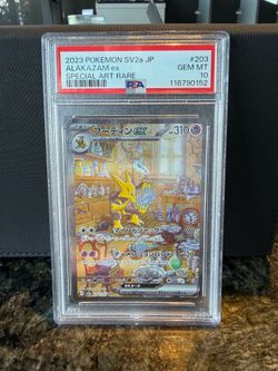 PSA 10 Pokemon Card 151 Alakazam