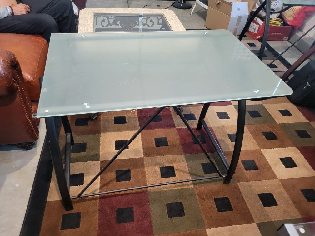 Glass Desk