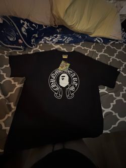 Bape x chrome heart tee SIZE L