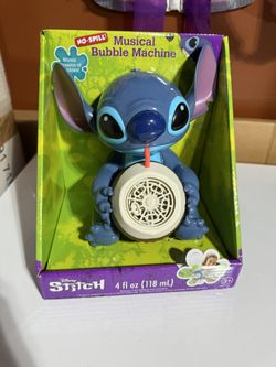 Little Kids Inc. Disney Stitch Musical Bubble Machine, Ages 3 and up