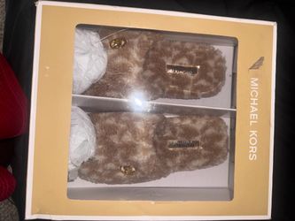 Michael Kors Faux Fur Slippers