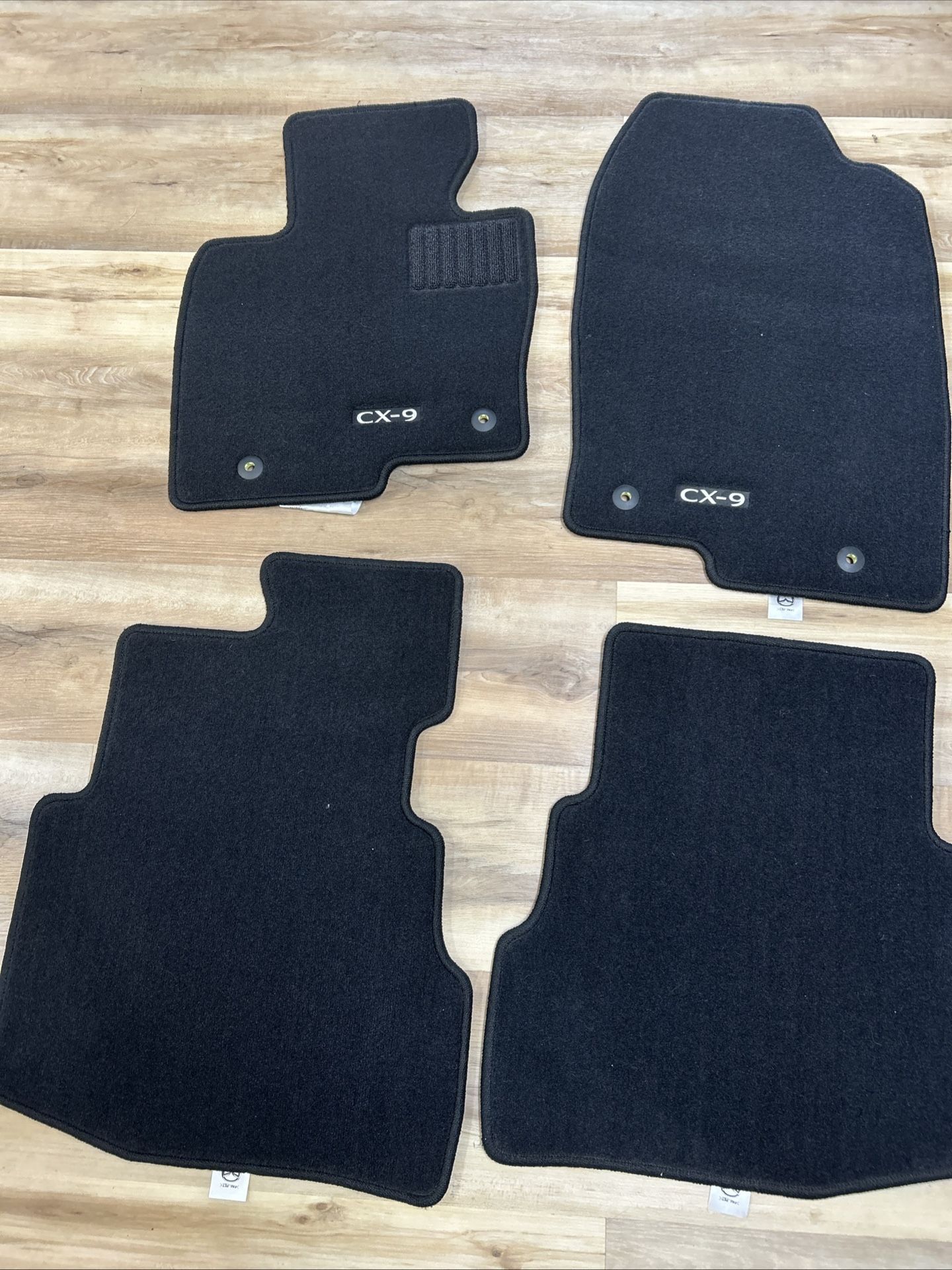 2016-2023 Mazda CX-9 Genuine OEM Carpet Floor Mats Set Black 4pc TK52-68-G40