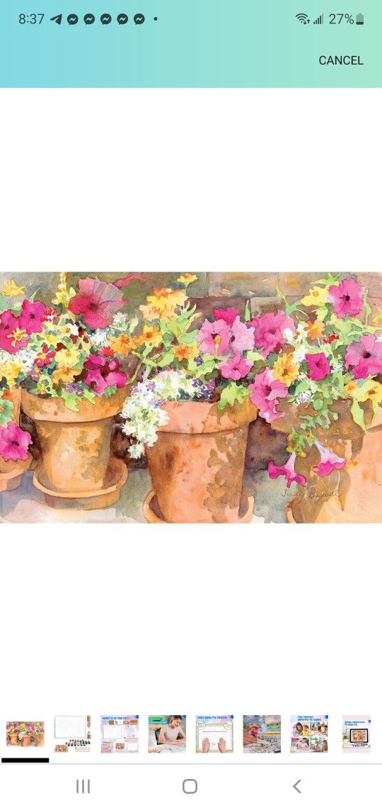 Ledgebay DIY Paint by Numbers Kit for Adults Unframed