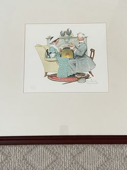 Norman Rockwell Framed Picture