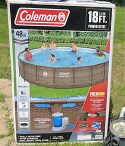 Coleman Power Steel 18ft Above Ground Pool Set