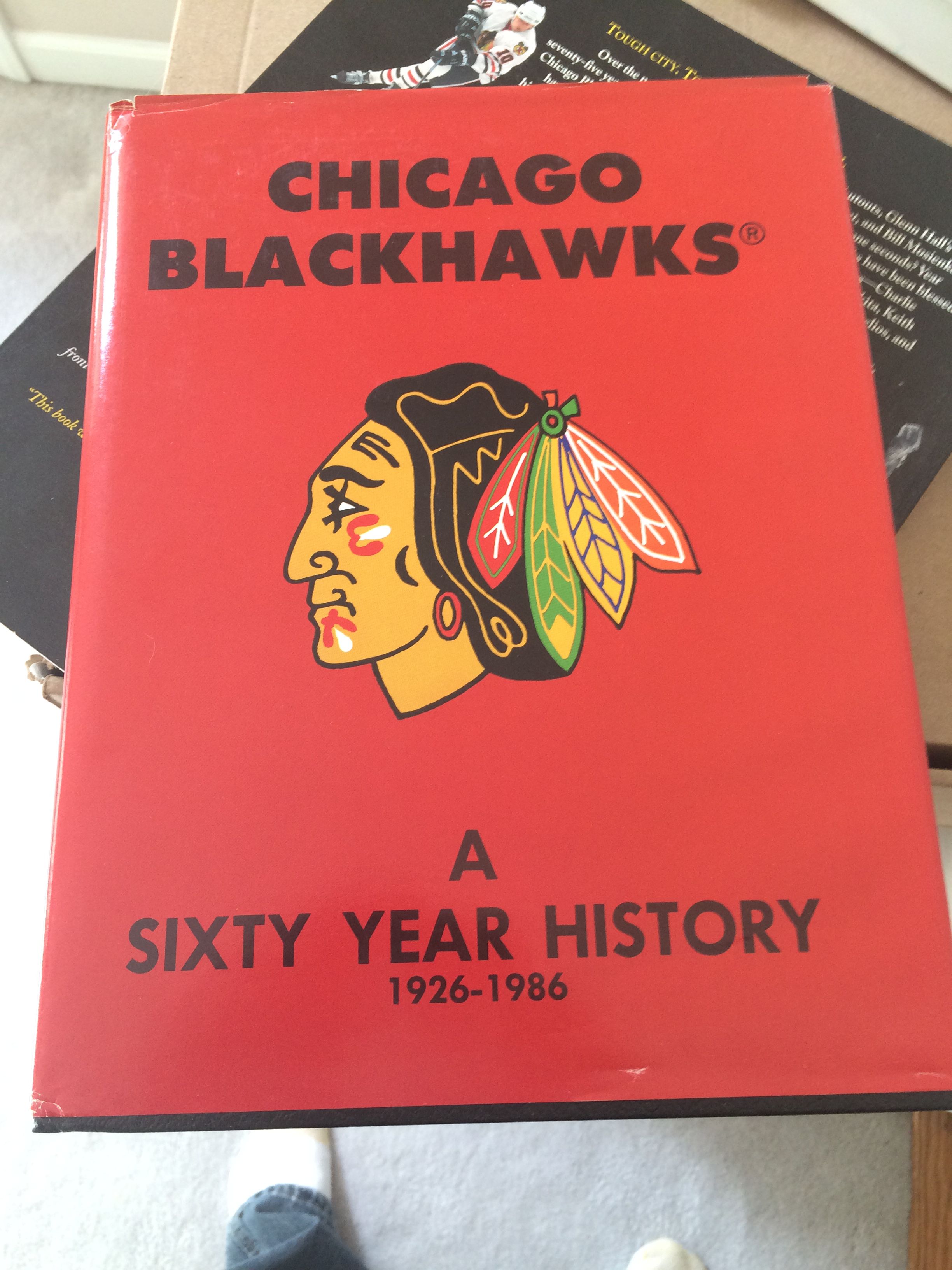 Blackhawks books - Golden Jet/Hawks 60yr/Stadium/Chelios