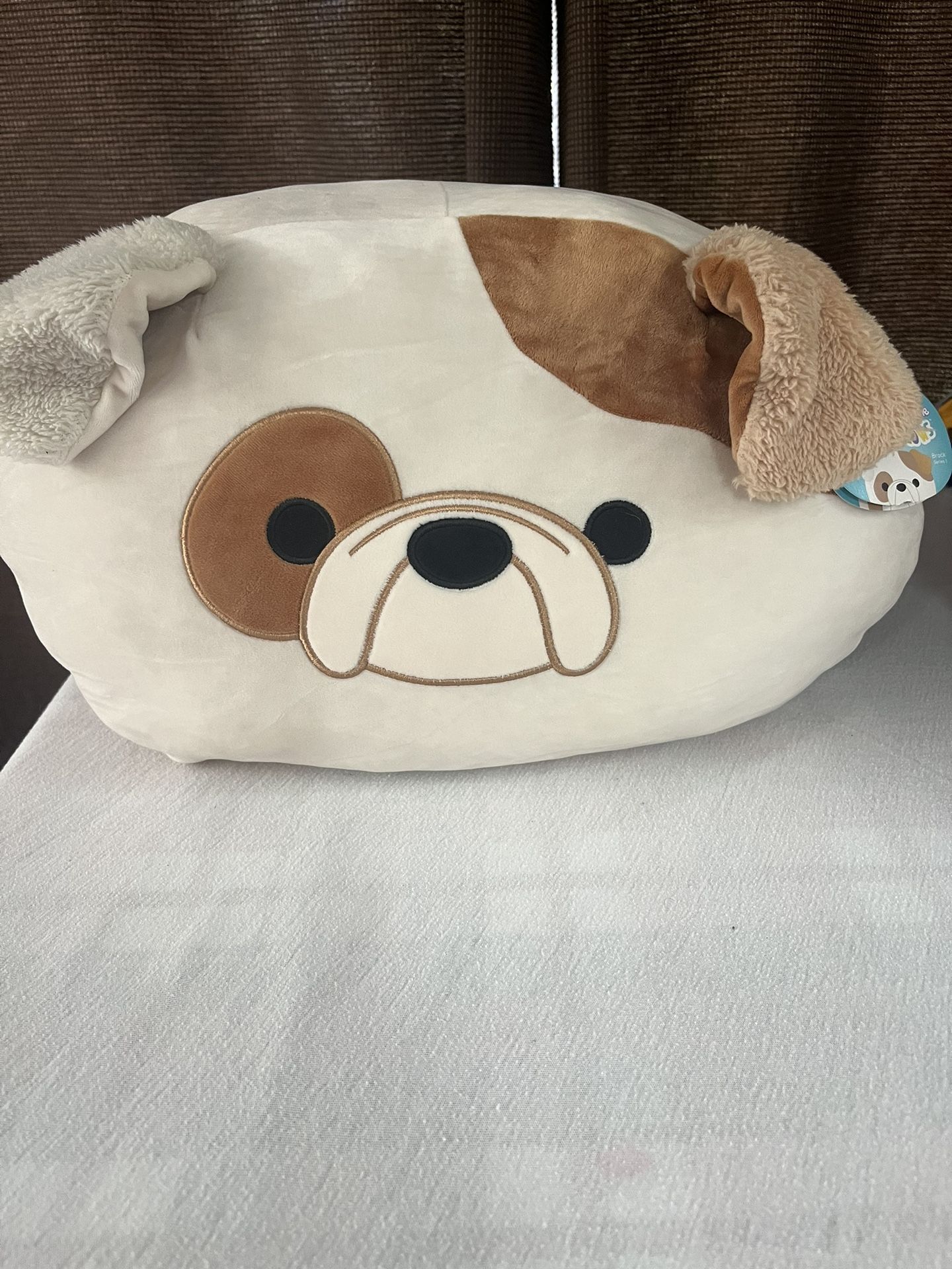 Brock The Bulldog Squishmallow Stackable 20 Inch Dog Squad