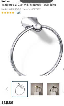 Wall Mounted Towel Ring