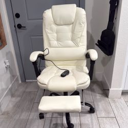 Computer chair with massage
